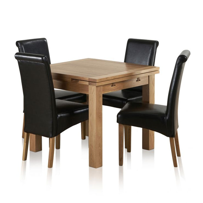 Rustic Solid Oak Dining Table