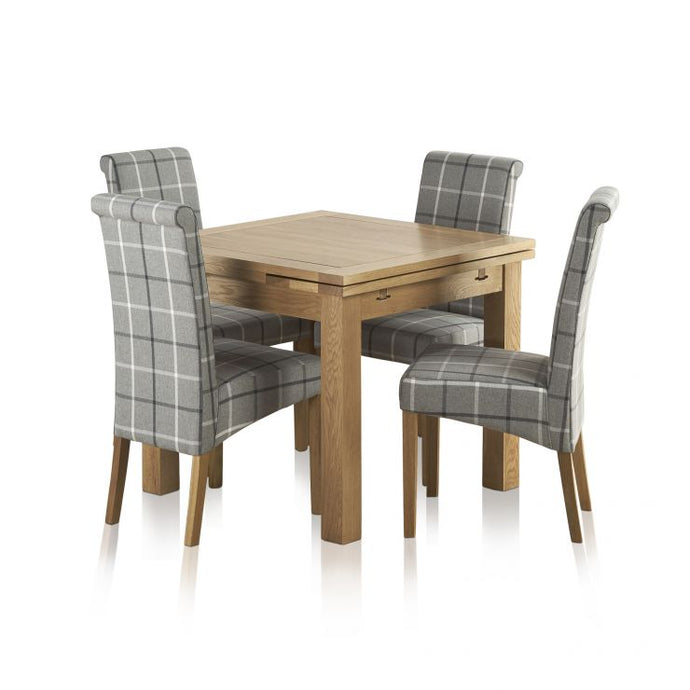 Rustic Solid Oak Dining Table