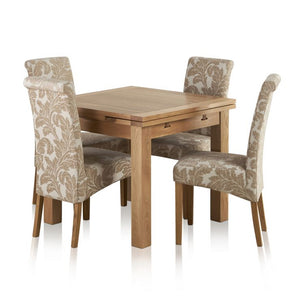 Rustic Solid Oak Dining Table